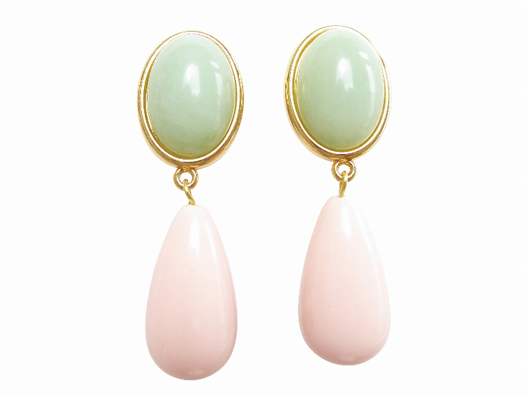 Clips Viola (jade/rosa)