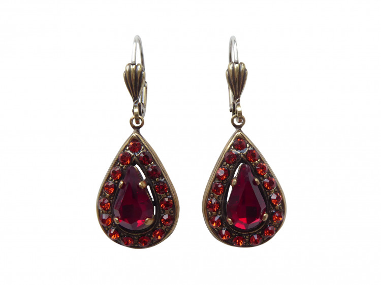 Ohrringe Scarlett rot