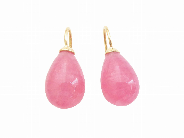 Ohrringe Lea altrosa (gold-platt.)