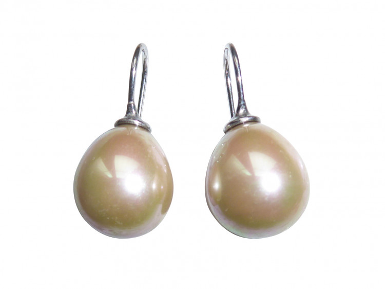 Ohrringe Dina puder (silber)