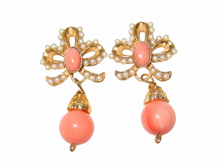 Ohrringe Verdi Koralle