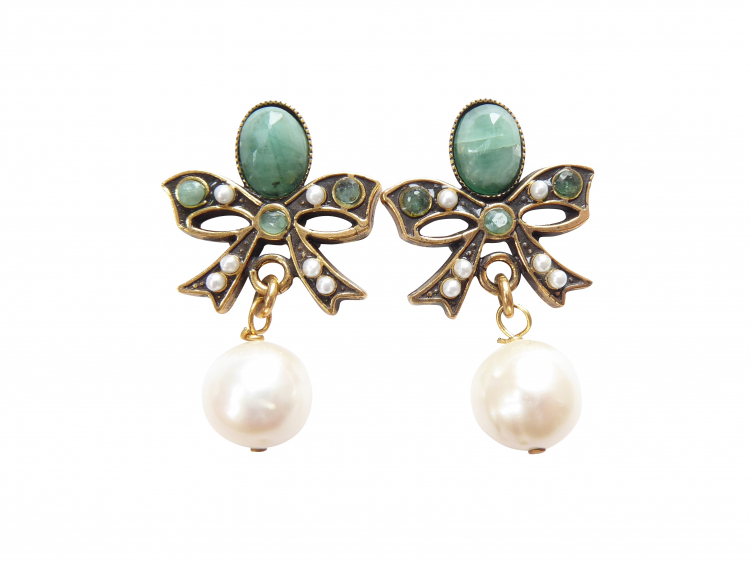 Ohrstecker Ghibellina Smaragd