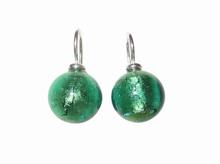 Ohrringe Murano marine (silber)