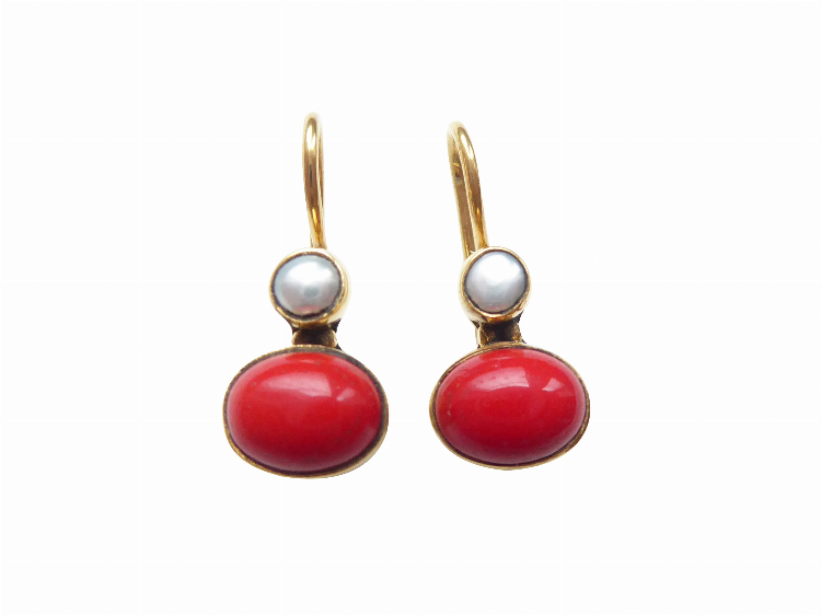 Ohrringe Puccini Koralle