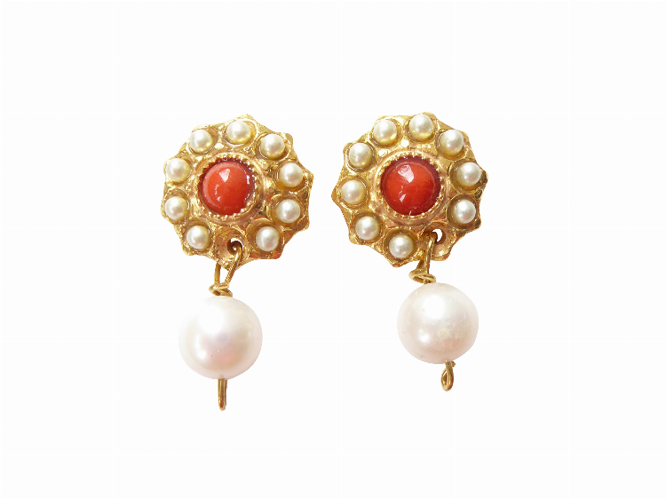 Ohrringe Strozzi Koralle