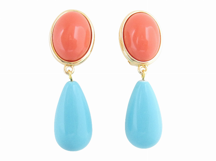 Clips Viola (koralle/türkis)