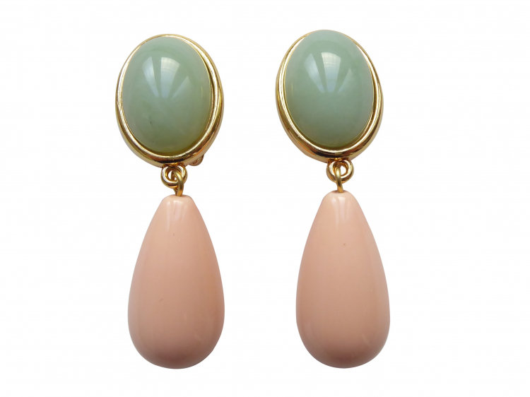 Clips Viola (jade/rosa)