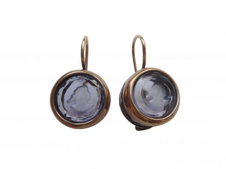 Ohrringe Nina flieder (Bronze)