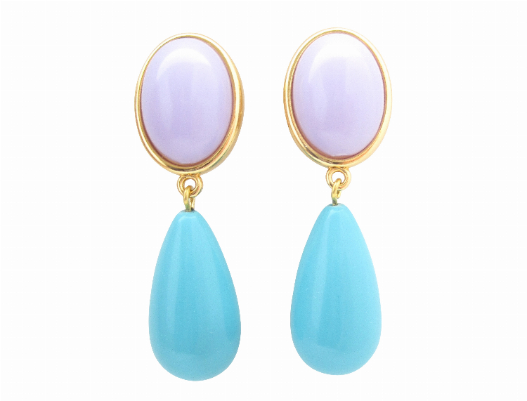 Clips Viola (flieder/türkis)