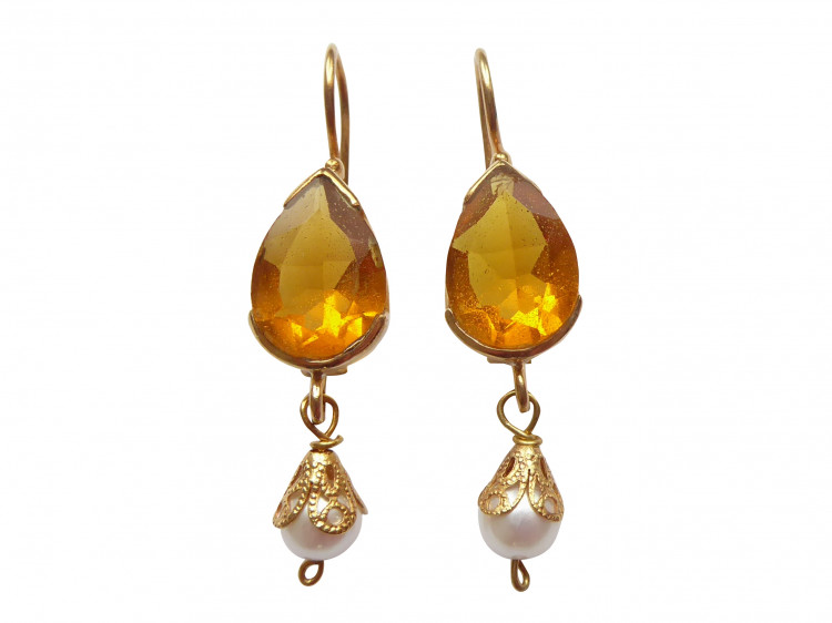 Ohrringe Bia Citrin