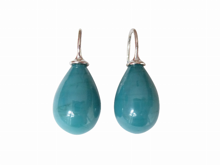 Ohrringe Lea lagune (silber)