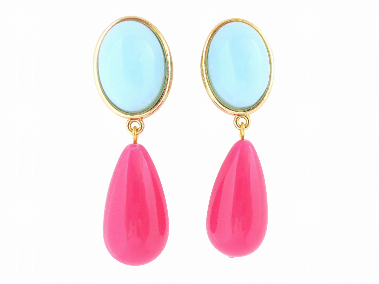 Clips Viola (hellblau/pink)