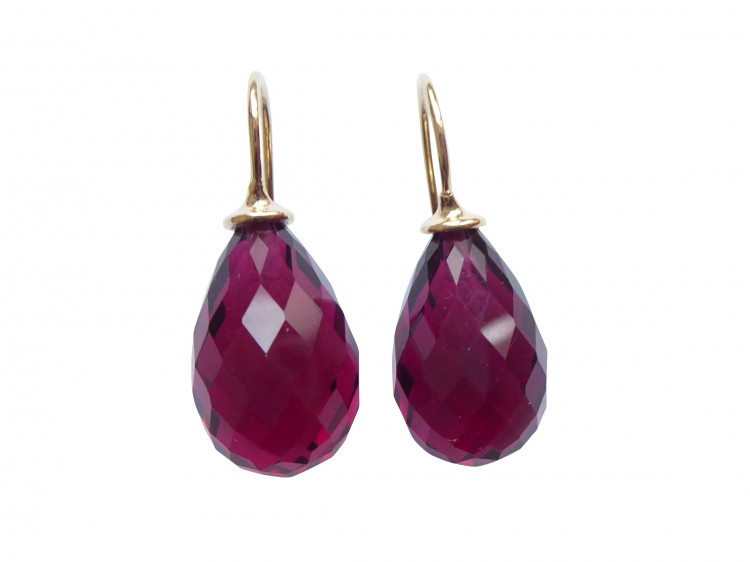 Ohrringe Mila fuchsia (gold-platt.)