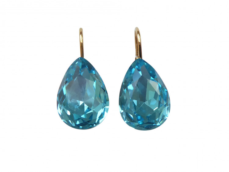 Ohrringe Maya türkis (gold)