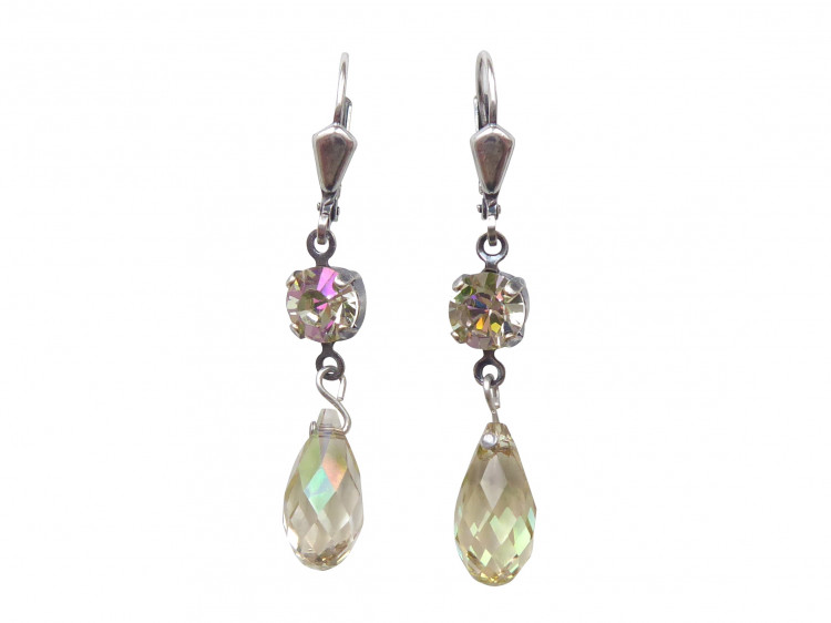 Ohrringe Mia citrin (versilbert)