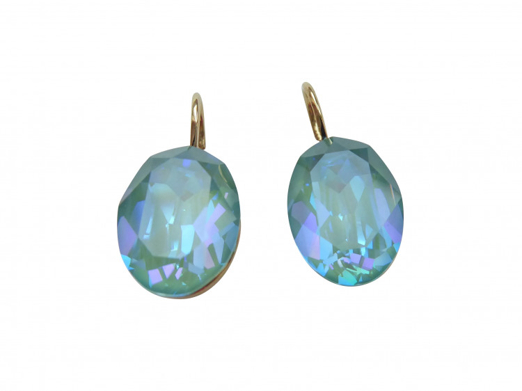 Ohrringe Ava lagune (vergoldet)