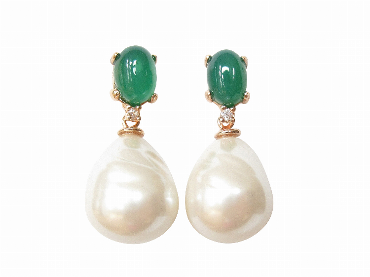 Ohrringe Chiara smaragdgrün