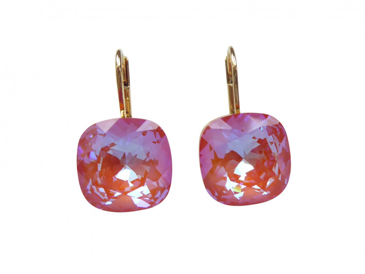 Ohrringe Romy orange (vergoldet)