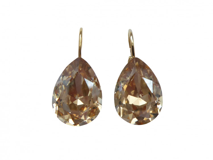 Ohrringe Maya champagner (vergoldet)