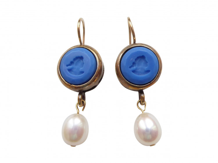 Ohrringe Bianca azur (Bronze)