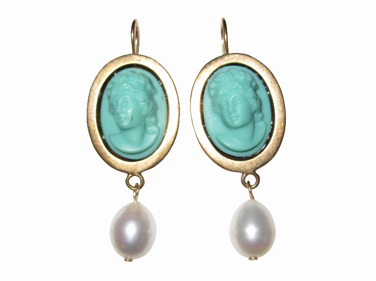 Ohrringe Donna mint (Bronze)