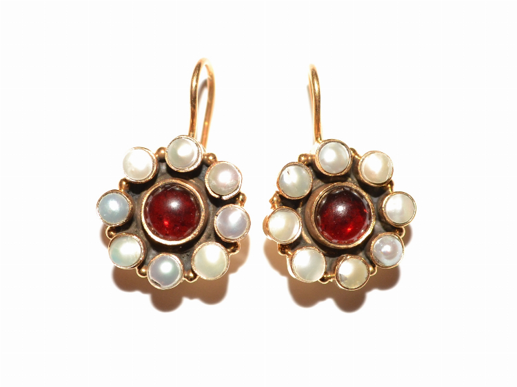 Ohrringe Linda Granat