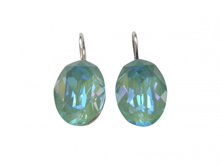 Ohrringe Ava lagune (rhodiniert)