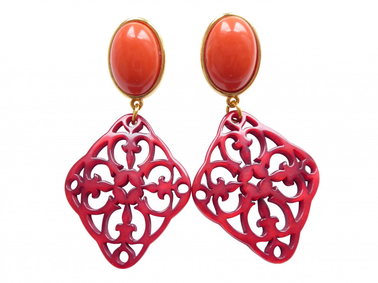 Clips Frieda (koralle/rot)