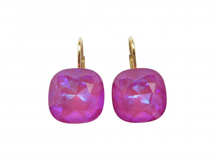 Ohrringe Romy pink (vergoldet)