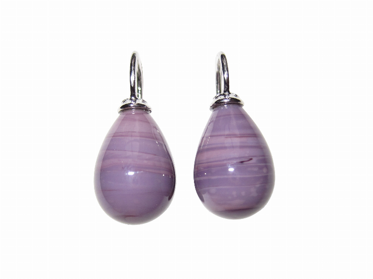 Ohrringe Lea viola (silber)