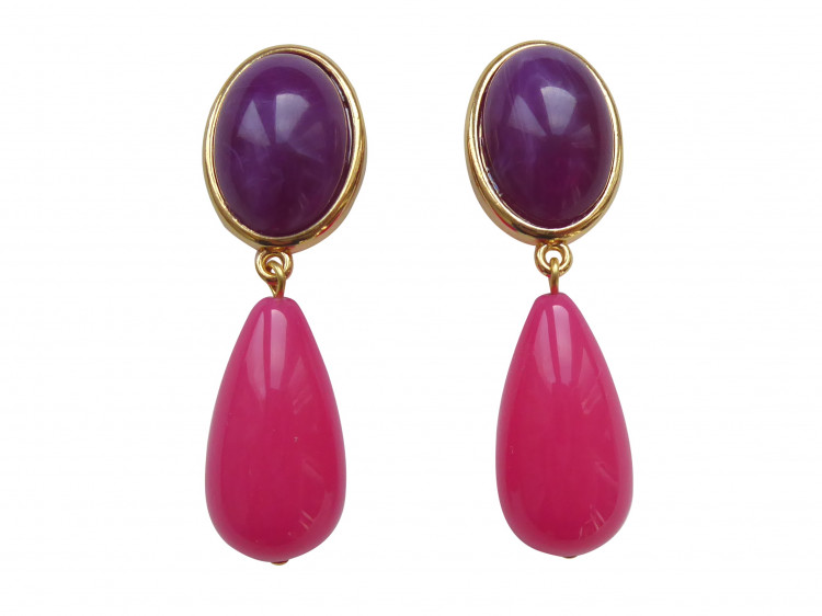 Clips Viola (amethist/pink)