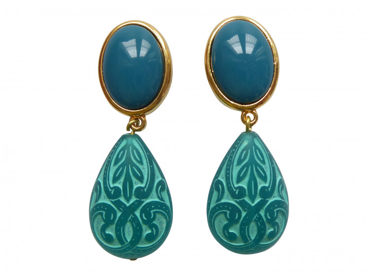 Clips Greta (petrol/türkis)