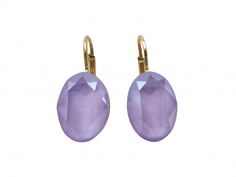 Ohrringe Ava flieder (vergoldet)
