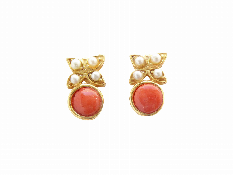 Ohrringe Silvia Koralle