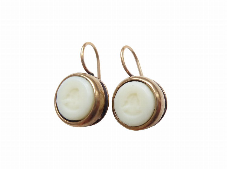 Ohrringe Nina weiß (Bronze)