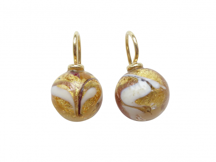 Ohrringe Murano Matera (gold-platt.)