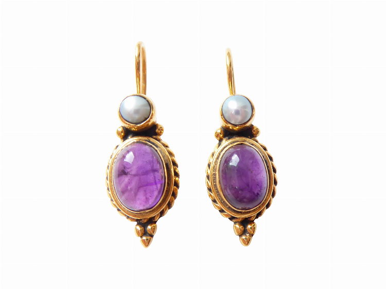 Ohrringe Medici Amethist