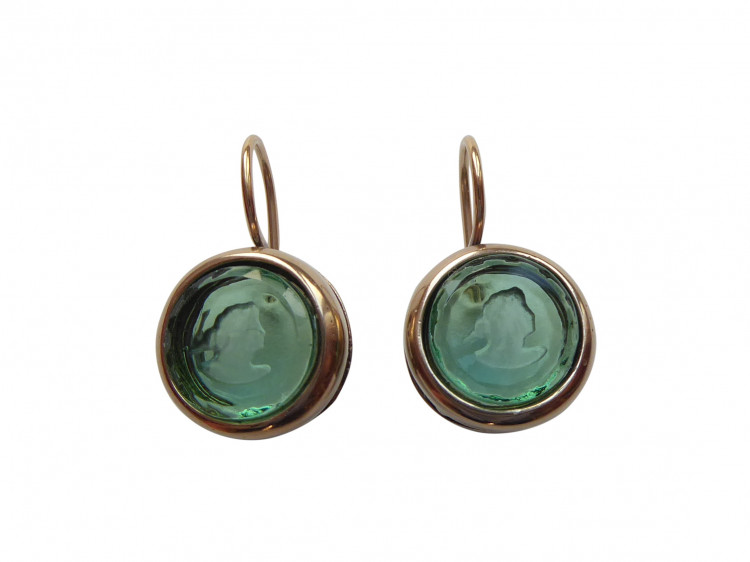 Ohrringe Nina grün (Bronze)