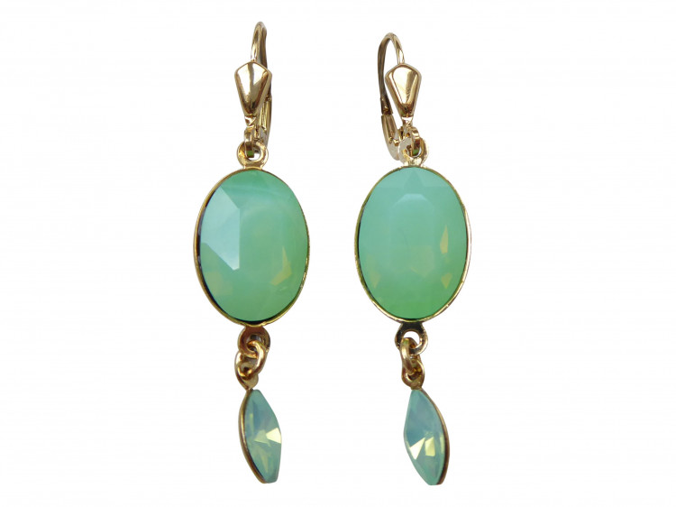Ohrringe Luana lagune (vergoldet)