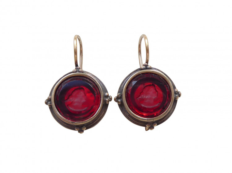 Ohrringe Paula cherry (Bronze)