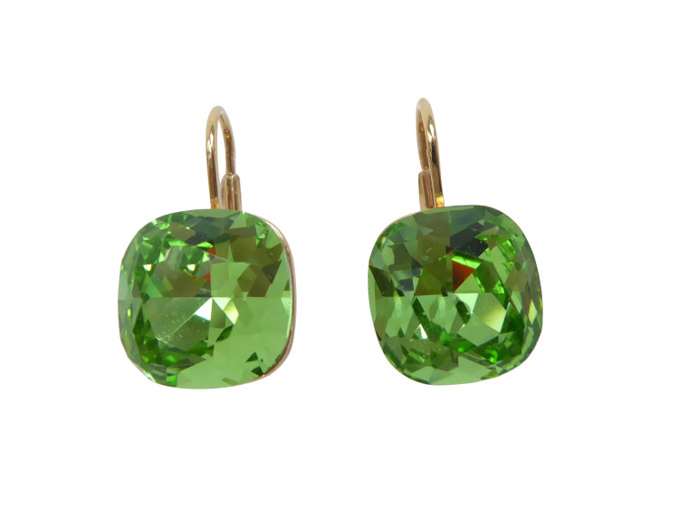 Ohrringe Romy peridot (vergoldet)
