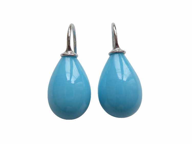 Ohrringe Lea türkis (silber)