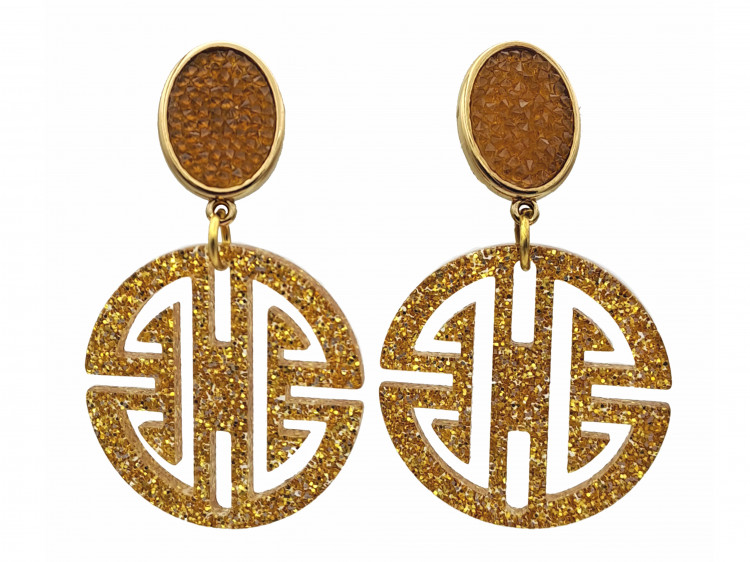 Ohrringe Disco (gold)