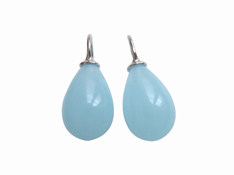 Ohrringe Lea hellblau (silber)