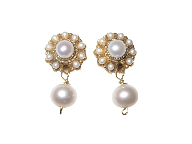 Ohrringe Strozzi Perle