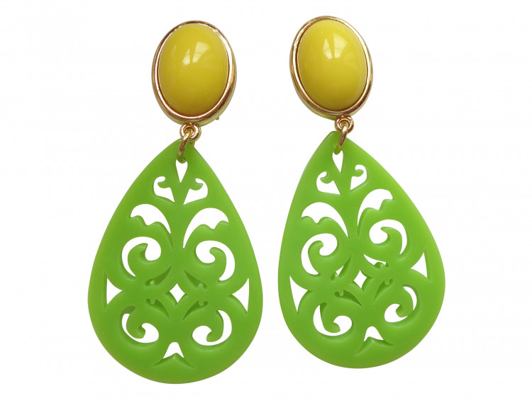 Ohrringe Xenia (gelb/grün)