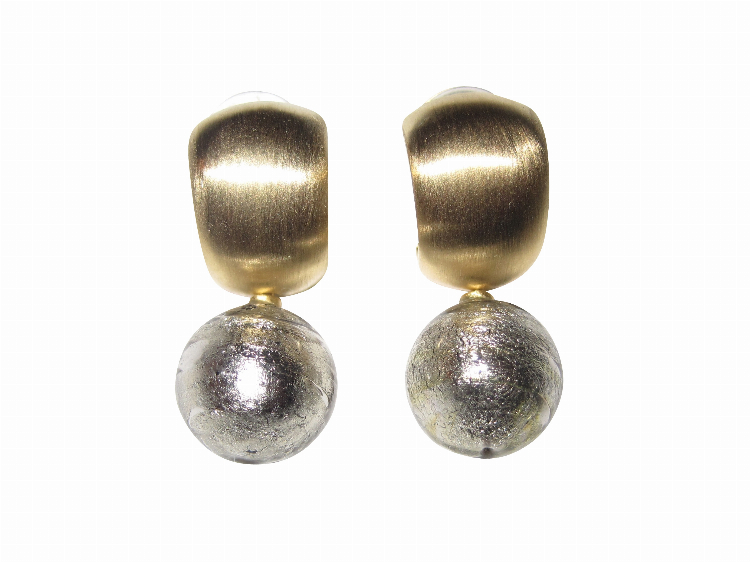 Clips Murano Creole anthrazit (gold-platt.)