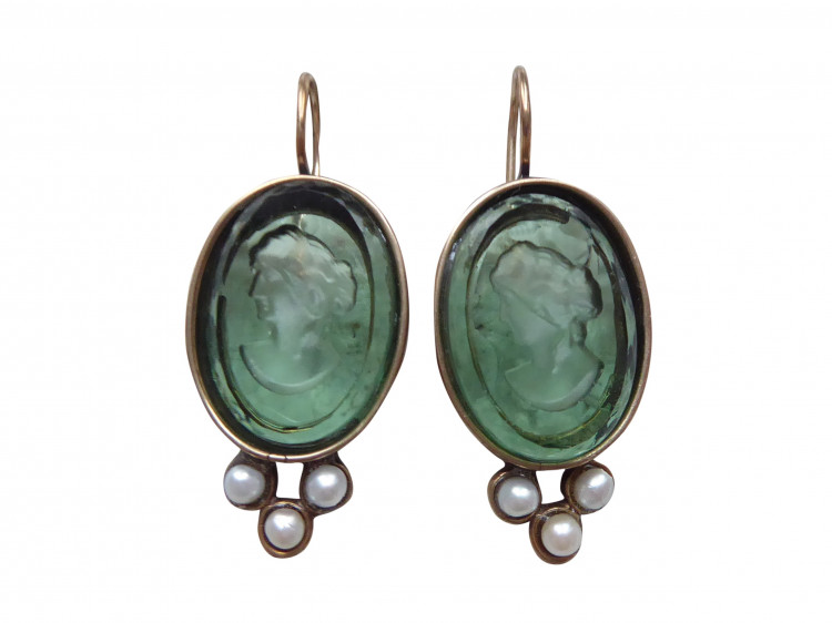 Ohrringe Ella turmalin (Bronze)