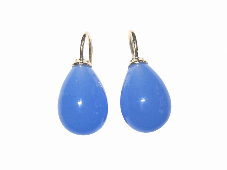 Ohrringe Lea azur (gold-platt.)