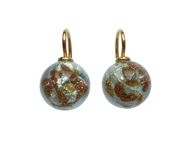 Ohrringe Murano Curacao (gold-platt.)